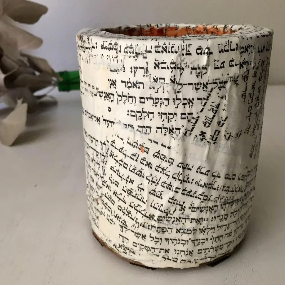 FREE Decoupage Thick Colonnade Pencil Pen Holder | Handmade from Artist Fair